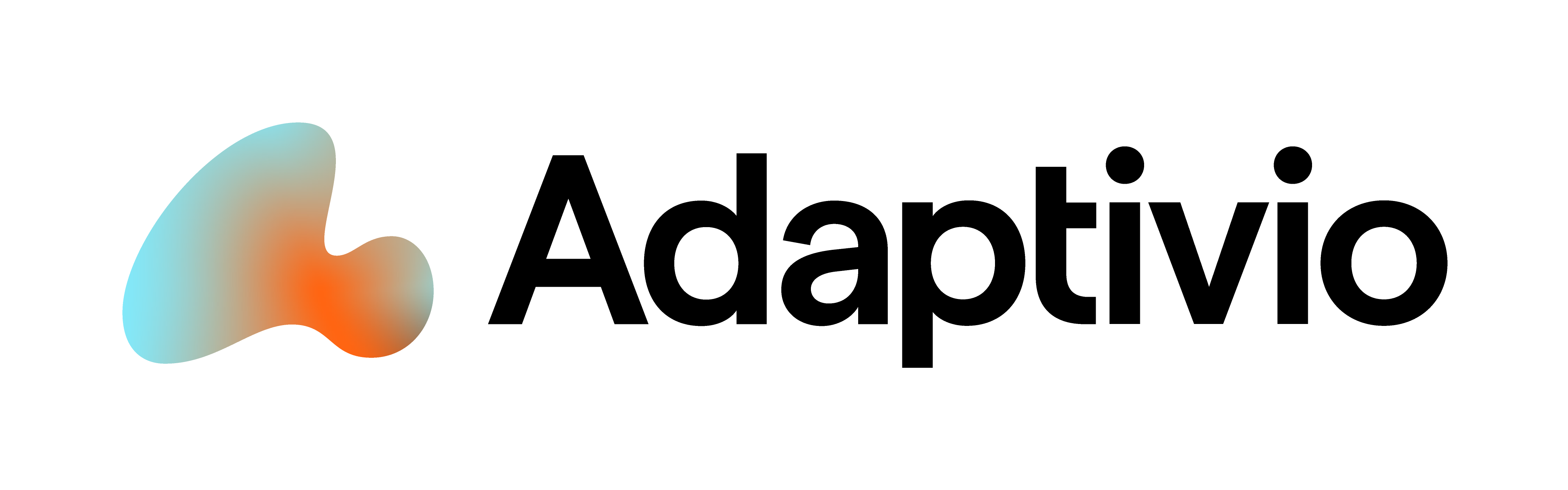 Adaptivio colour logo with black name